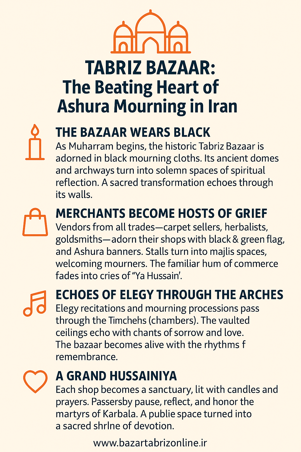 اینفوگرافیک | Tabriz Bazaar: Iran’s Most Vibrant Ashura Sanctuary