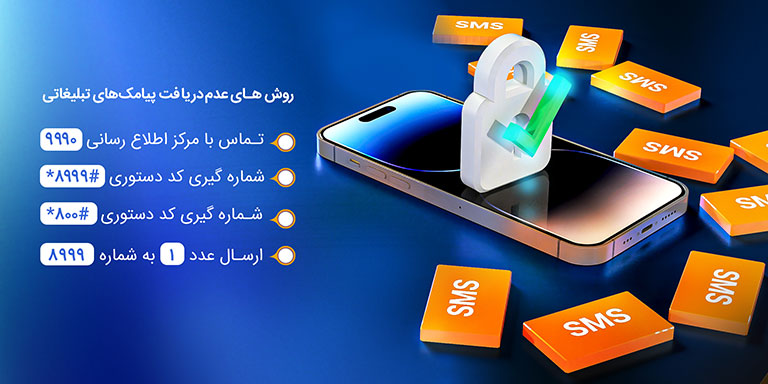 نحوه قطع پیامک های تبلیغاتی ایرانسل و همراه اول برای همیشه!